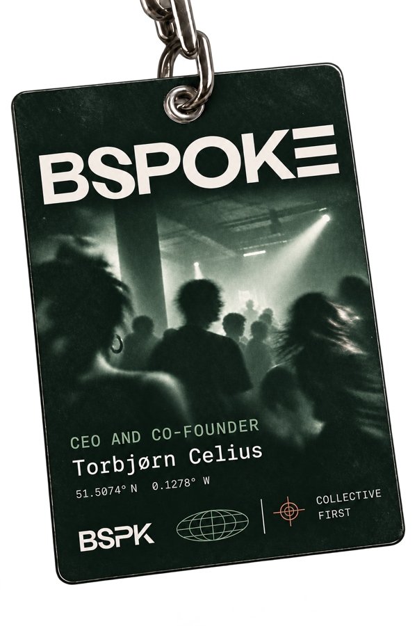 BSPOKE pass for Torbjørn Celius